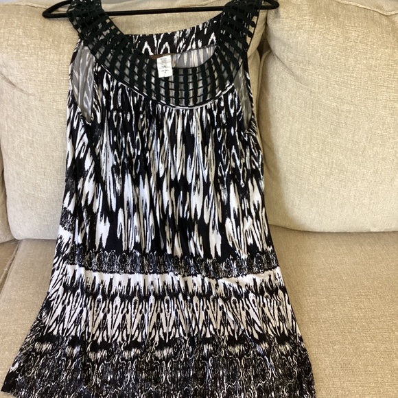 Zebra print tunic 3x lace neck line NWOT - Picture 1 of 6